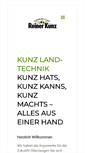 Mobile Screenshot of kunz-landtechnik.de